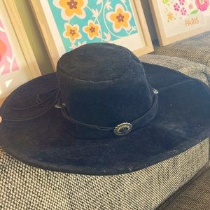 Black Fall Hat, Dolls Kill, Wool, Felt, Cotton, Witch, Western! NWT!